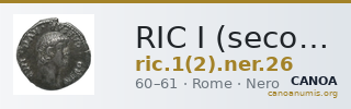 RIC I (second edition) Nero 26 — CANOA