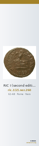 RIC I (second edition) Nero 260 — CANOA