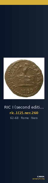 RIC I (second edition) Nero 260 — CANOA