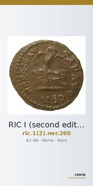 RIC I (second edition) Nero 260 — CANOA