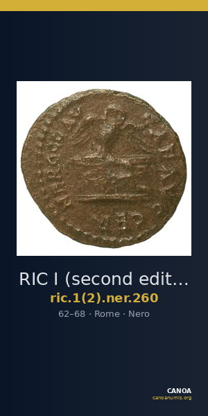RIC I (second edition) Nero 260 — CANOA