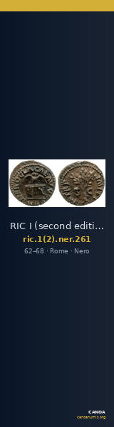 RIC I (second edition) Nero 261 — CANOA