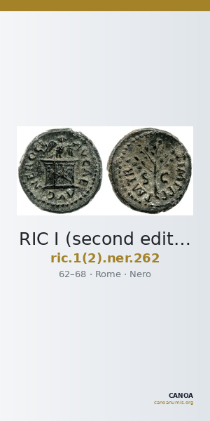 RIC I (second edition) Nero 262 — CANOA
