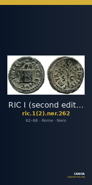 RIC I (second edition) Nero 262 — CANOA