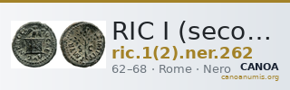 RIC I (second edition) Nero 262 — CANOA