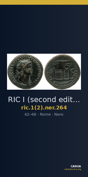 RIC I (second edition) Nero 264 — CANOA