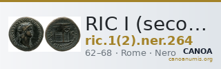 RIC I (second edition) Nero 264 — CANOA