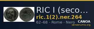 RIC I (second edition) Nero 264 — CANOA