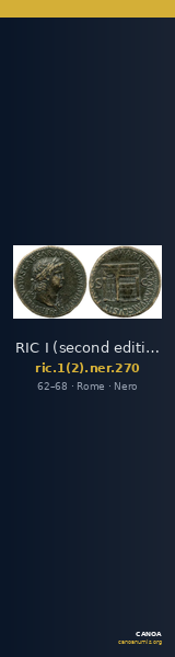 RIC I (second edition) Nero 270 — CANOA