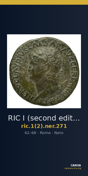 RIC I (second edition) Nero 271 — CANOA
