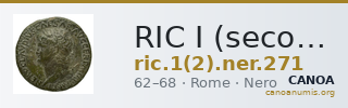 RIC I (second edition) Nero 271 — CANOA