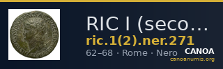 RIC I (second edition) Nero 271 — CANOA