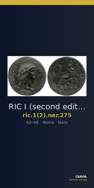 RIC I (second edition) Nero 275 — CANOA