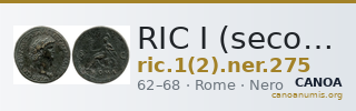 RIC I (second edition) Nero 275 — CANOA
