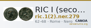 RIC I (second edition) Nero 279 — CANOA