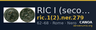 RIC I (second edition) Nero 279 — CANOA