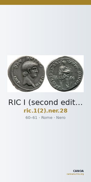RIC I (second edition) Nero 28 — CANOA