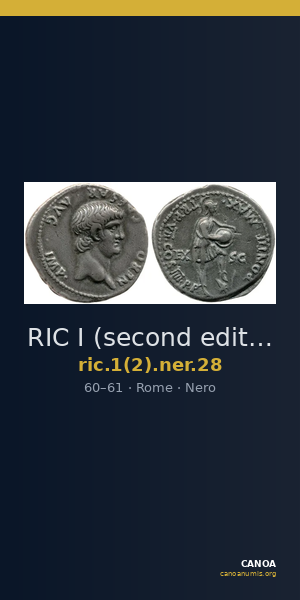 RIC I (second edition) Nero 28 — CANOA