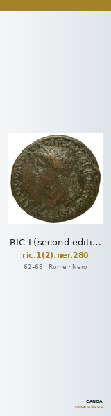 RIC I (second edition) Nero 280 — CANOA