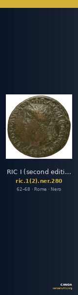 RIC I (second edition) Nero 280 — CANOA