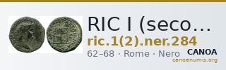 RIC I (second edition) Nero 284 — CANOA