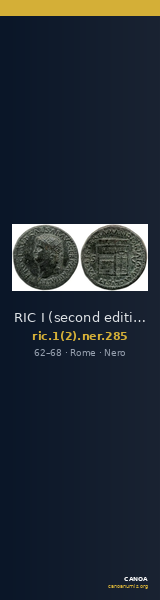 RIC I (second edition) Nero 285 — CANOA