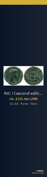 RIC I (second edition) Nero 289 — CANOA