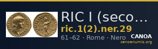 RIC I (second edition) Nero 29 — CANOA