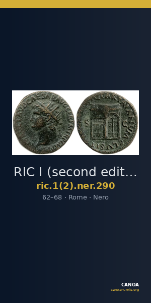 RIC I (second edition) Nero 290 — CANOA