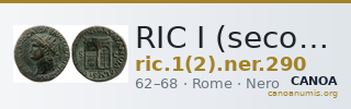 RIC I (second edition) Nero 290 — CANOA