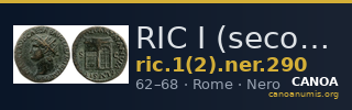 RIC I (second edition) Nero 290 — CANOA