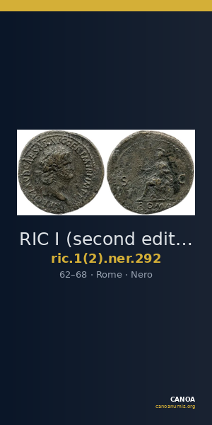 RIC I (second edition) Nero 292 — CANOA