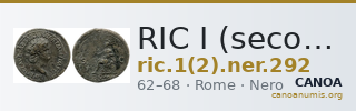 RIC I (second edition) Nero 292 — CANOA