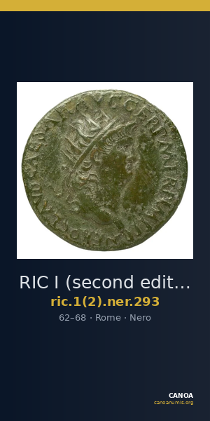RIC I (second edition) Nero 293 — CANOA