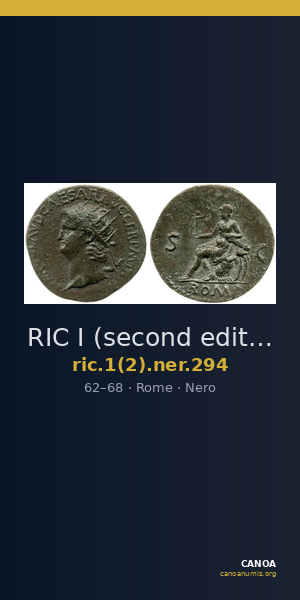 RIC I (second edition) Nero 294 — CANOA