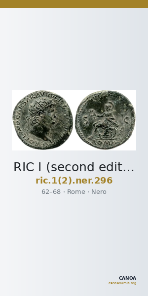 RIC I (second edition) Nero 296 — CANOA