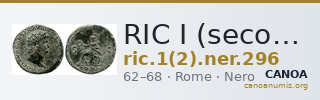 RIC I (second edition) Nero 296 — CANOA