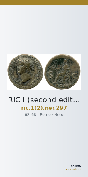 RIC I (second edition) Nero 297 — CANOA