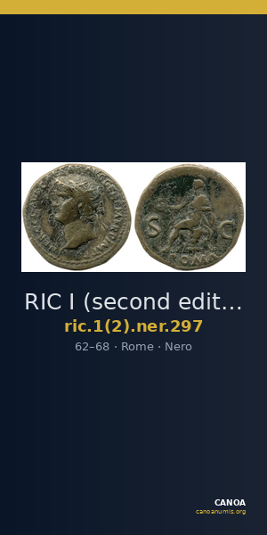 RIC I (second edition) Nero 297 — CANOA