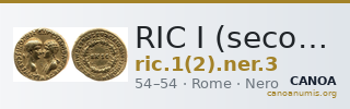 RIC I (second edition) Nero 3 — CANOA