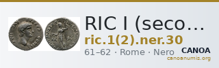 RIC I (second edition) Nero 30 — CANOA