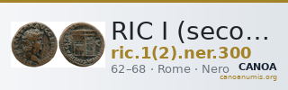 RIC I (second edition) Nero 300 — CANOA