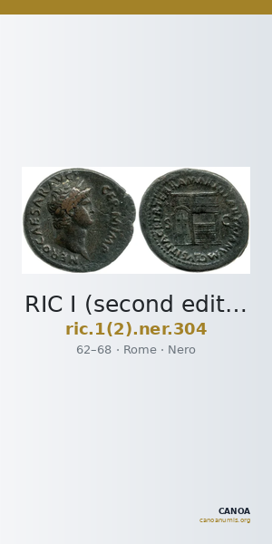 RIC I (second edition) Nero 304 — CANOA