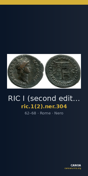 RIC I (second edition) Nero 304 — CANOA