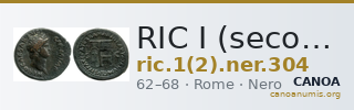 RIC I (second edition) Nero 304 — CANOA