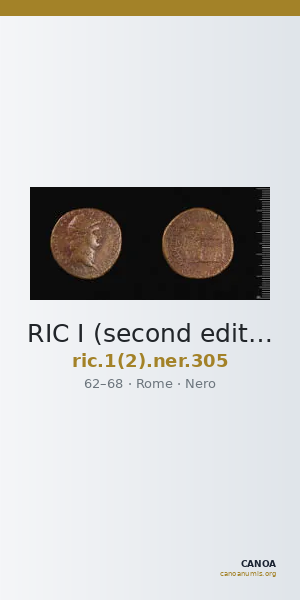 RIC I (second edition) Nero 305 — CANOA