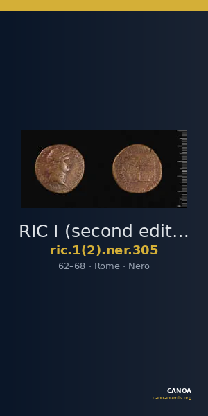 RIC I (second edition) Nero 305 — CANOA