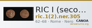 RIC I (second edition) Nero 305 — CANOA