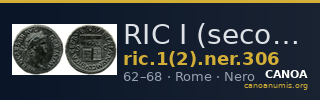 RIC I (second edition) Nero 306 — CANOA