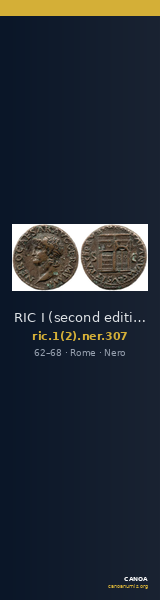 RIC I (second edition) Nero 307 — CANOA